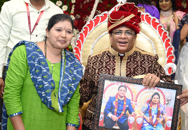 Bro Andrew Richard celebrates his 60th Birthday with grandneur amidst a large number of devotees here on Sunday, 16th, 2023, at Grace Ministry Prayer Centre Budigere in Bangalore with a myriad of wishes.